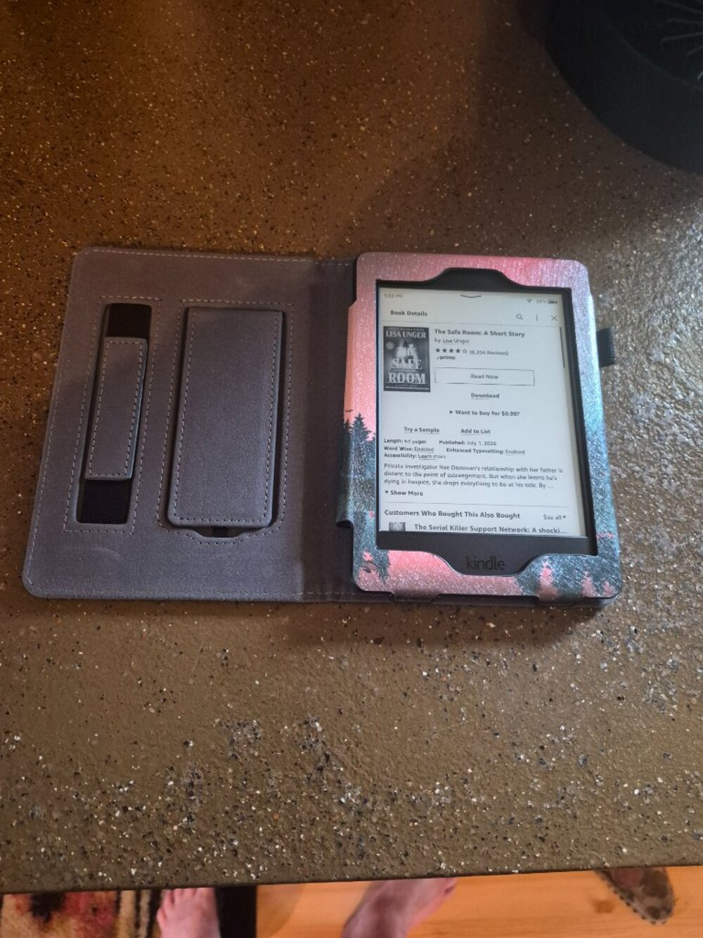 Amazon Kindle Paperwhite 7th Gen 6" E-Reader 4GB WiFi Black Model DP75SDI
